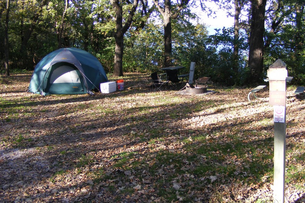 Campsite 082 in Marble Beach State Park Campground at Marble Beach